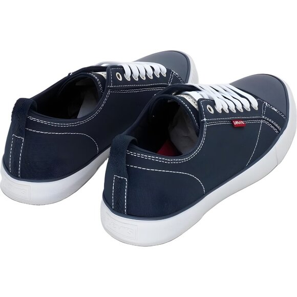 Levi's Anikin Canvas Sneakers Navy Low Top Casual Shoes Men US 8M - Picture 3 of 6